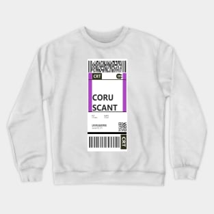 Coruscant Boarding Pass Crewneck Sweatshirt